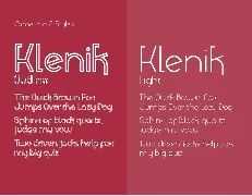 Klenik | A Slab Serif Font