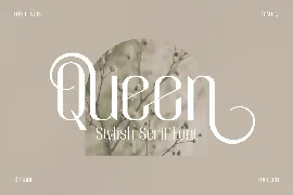 Queen Stylish Serif Font