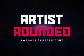 Artist Rounded Fonts