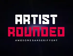 Artist Rounded Fonts