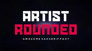 Artist Rounded Fonts