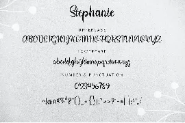 Stephanie Script Fon font