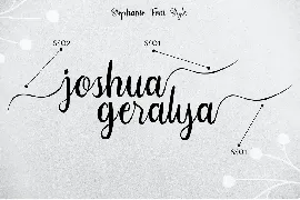 Stephanie Script Fon font