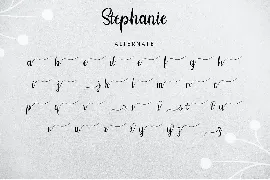 Stephanie Script Fon font