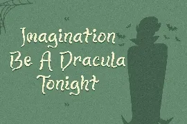 Drakula Manja Playful Scary Font