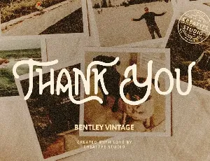 Bentley Monoline Vintage font