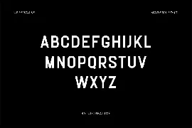 Langostions Modern Slab Font