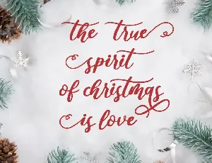 Love Christmas - Modern Calligraphy Font