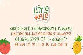 A Little Kale Font