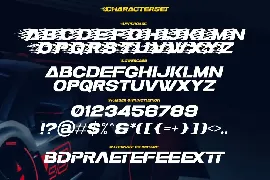 Slugs Racer - Racing Display Font