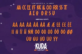 KUDA - Simple Display Font