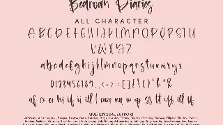 Bedroom Diaries - Beauty Handwritten Font