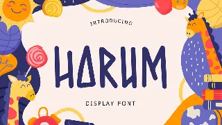 Harum Display Font