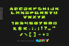 Airy BOX font