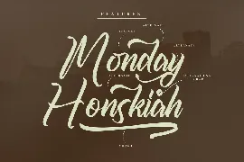 Homestage Mentary Modern Calligraphy Font