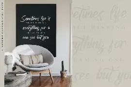 Homestage Mentary Modern Calligraphy Font