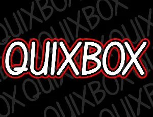 Quixbox Fonts