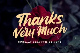 Sorelay Beautymist font