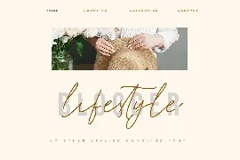 Moisther Stylish Monoline Font