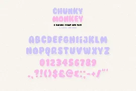 Chunky Monkey Font