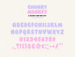 Chunky Monkey Font