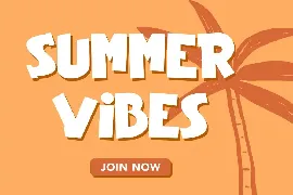 Every Sunday - Funny Summer Display Font