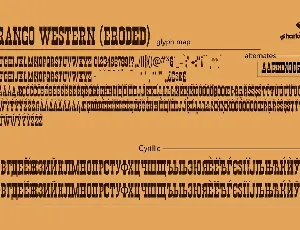 Durango Western font