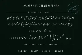 Da Maria font