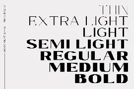 Moderrat - Modern Sans  Display 7 Font