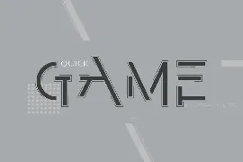 Quick Game font