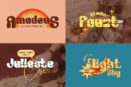 Bagusih | Groovy Retro Font