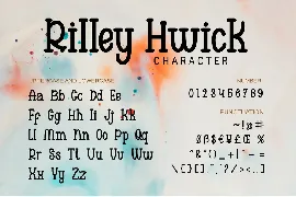 Rilleyhwick - Playful decorative font