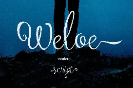 Weloe Script font