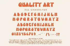 QualityArt - Groovy Handwritten Font