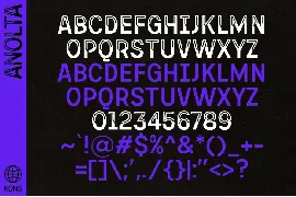 Anolta - Experimental Futuristic Fonts