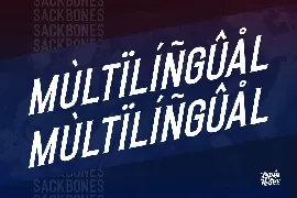 Sackbones Sport Font