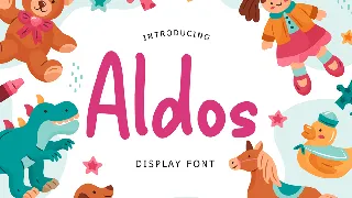 Aldos Display Font