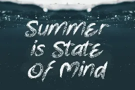 Meet to Summer - Summer Brush Typeface font