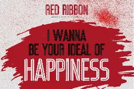 Red Ribbon - Modern Display Typeface font