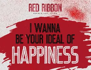 Red Ribbon - Modern Display Typeface font