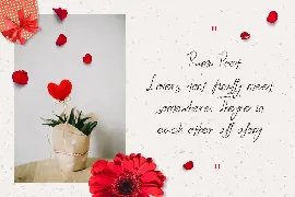 Lover - Romantic Valentine Script font