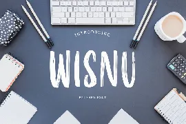 Wisnu Brush Font