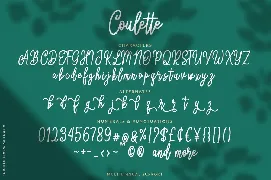 Coulette Handwritten Script font