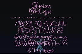 Glamore Boutique font