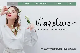 Paradisa Script font