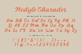 Mostyle Font