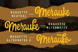 Baguette Bold Fonts