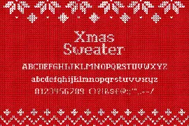 Xmas Sweater Font