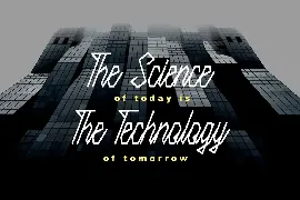 Science Tech Script font