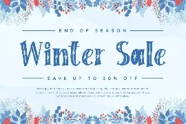 Kinderust - Winter Font